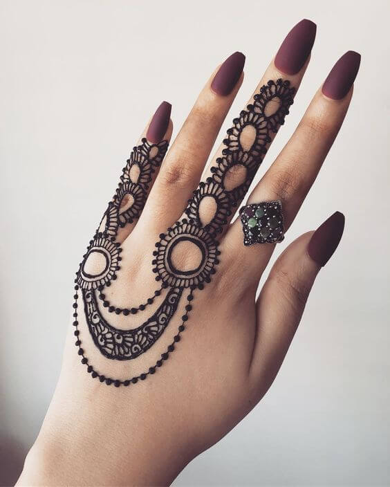 jewellery mehndi design