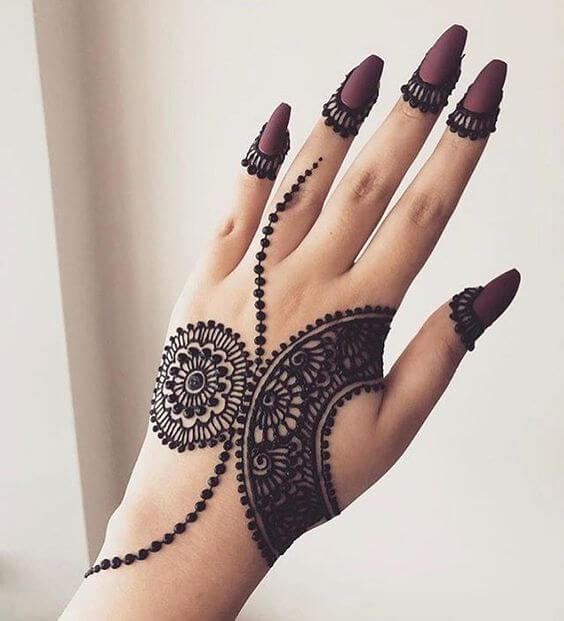 jewellery mehndi design