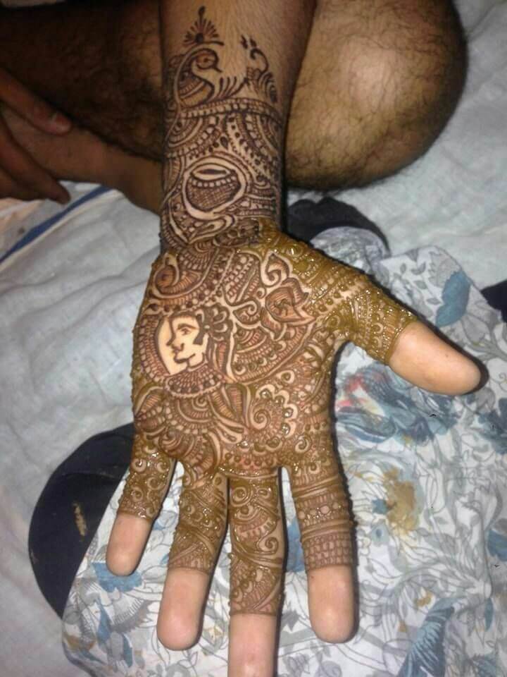 Mehndi Design for Dulha