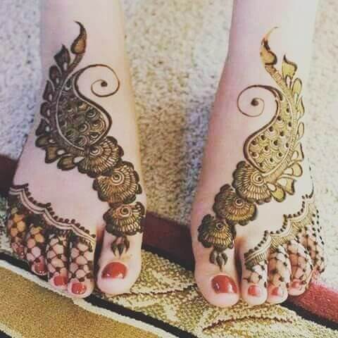 Mehndi Designs For Feet Easy Wedding Bels