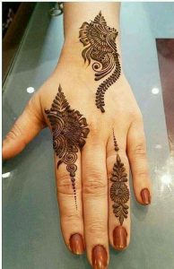 Simple Arabic Mehndi Designs