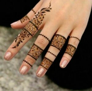 Top Easy Finger Mehndi Design - Henna Finger Ideas | Weddingbels