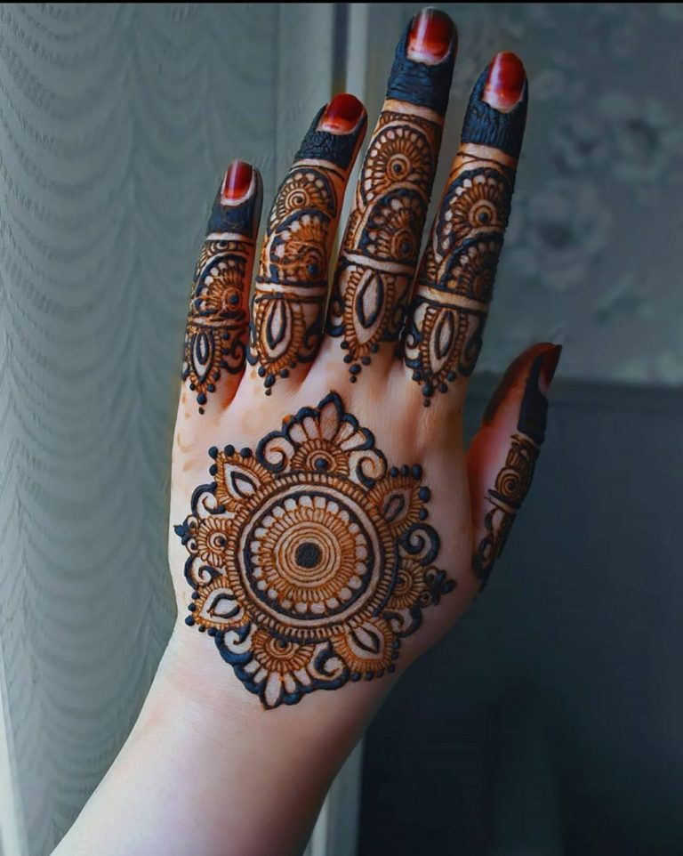 Round Mehndi Designs For Hands You Should Definitely Try In 2020 5354